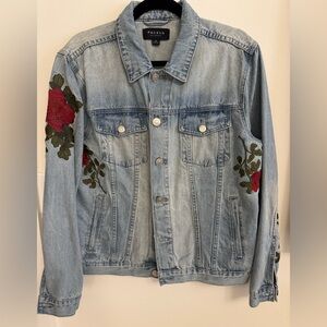 PacSun Embroidered Denim Jacket size M